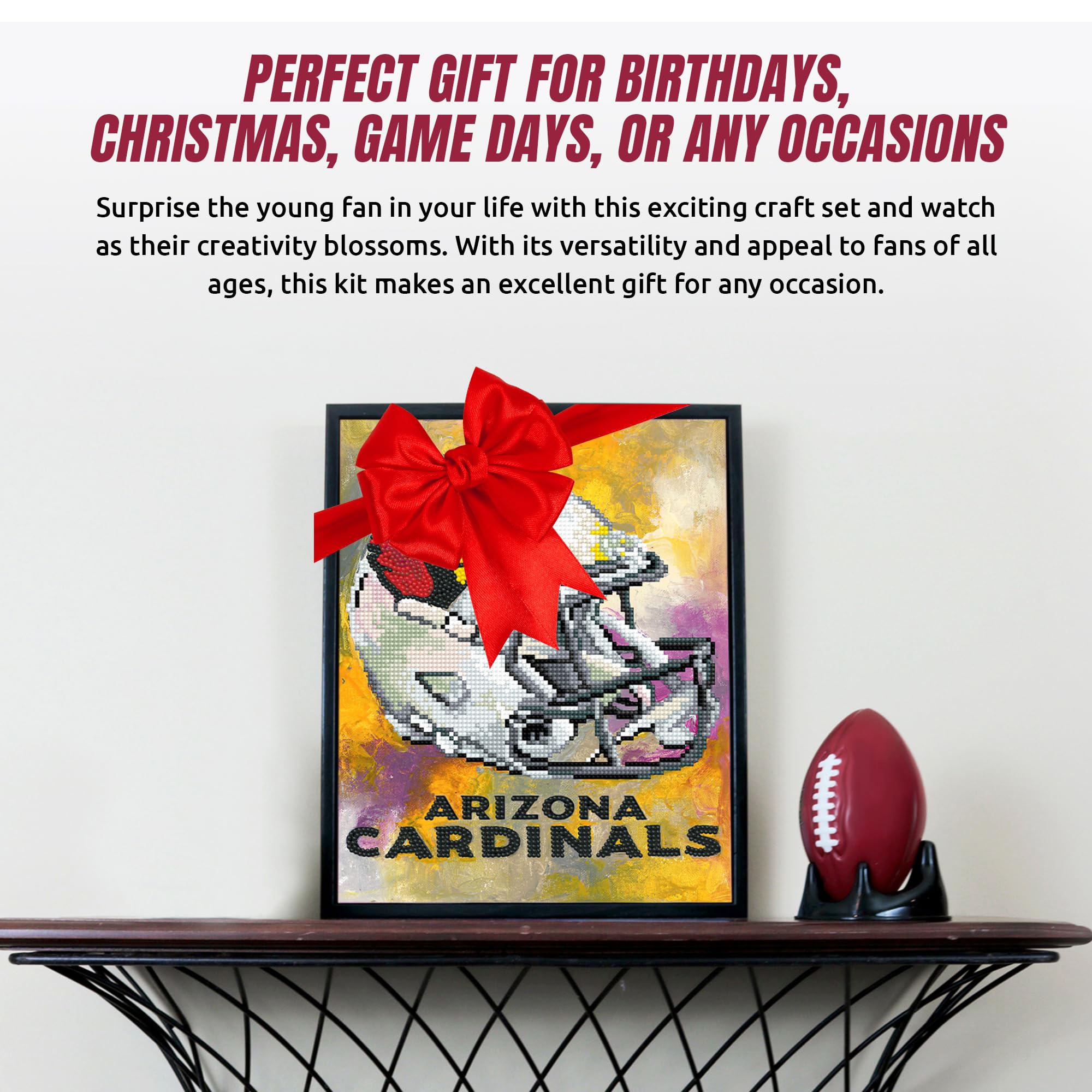 Amazon.com: Sporticulture NFL Arizona Cardinals Diamond Painting